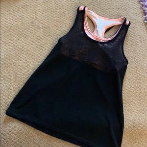 Mesh workout tank top